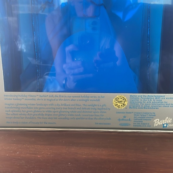 2003 Barbie Holiday Visions Winter Fantasy 1st In Series Special Edition - Picture 6 of 9